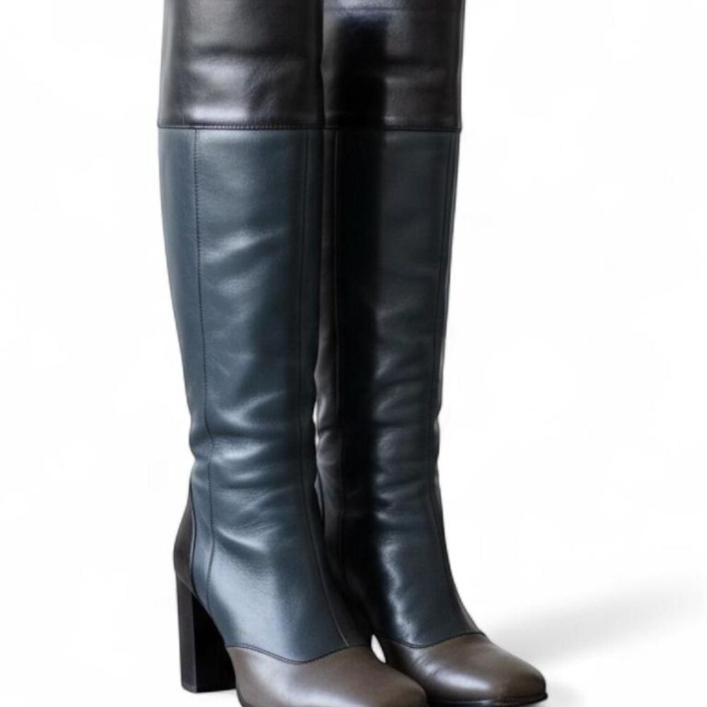 Vintage 2002 Louis Vuitton Marc Jacobs Era Colorblock Patchwork boots 5